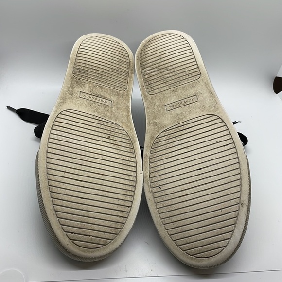 Tory Burch Perfect Black Quilted Marion Leather Sneaker Size 8.5M - Picture 6 of 11